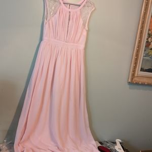 Pink formal dress size large